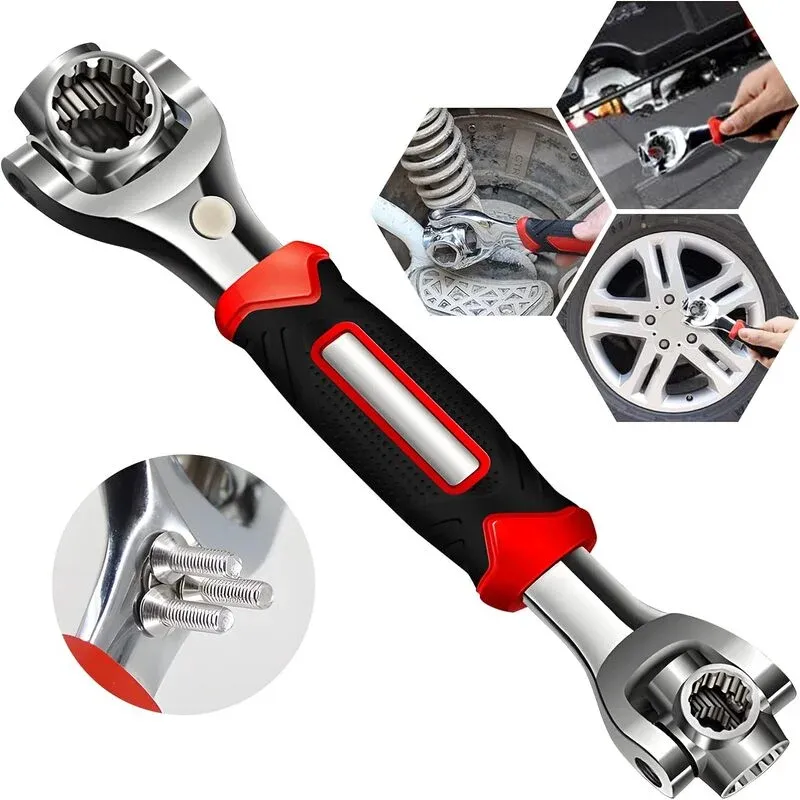 Comprar Llave Inglesa Multiusos 48 Accesorios en Electroshopy - Ángulo 2